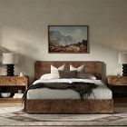 Finlo Burled Wood Nightstand (28")