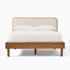 Miles Wood &amp; Upholstered Bed