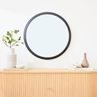 Mitchell Step Metal Round Wall Mirror
