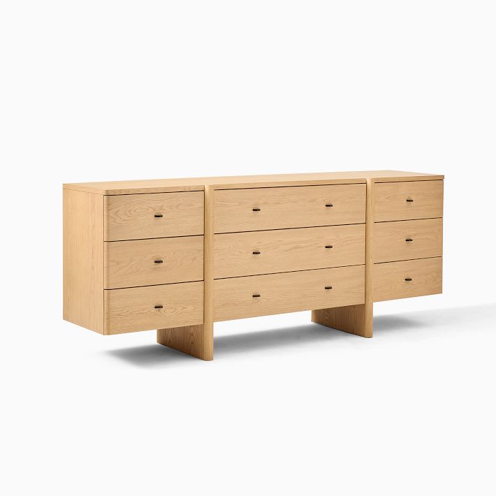 Otto 84" 9-Drawer Dresser, Blonde, West Elm Otto 84" 9-Drawer Dresser, Blonde, West Elm