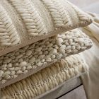 Chunky Paddle Woven Pillow Cover