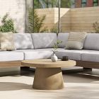 Textured Concrete Outdoor Coffee Table (32")