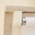 Custom Crossweave Cordless Roman Shade