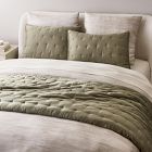 Silky TENCEL™ Crescent Stitch Quilt & Shams