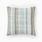 Embroidered Ladder Stripe Pillow Cover