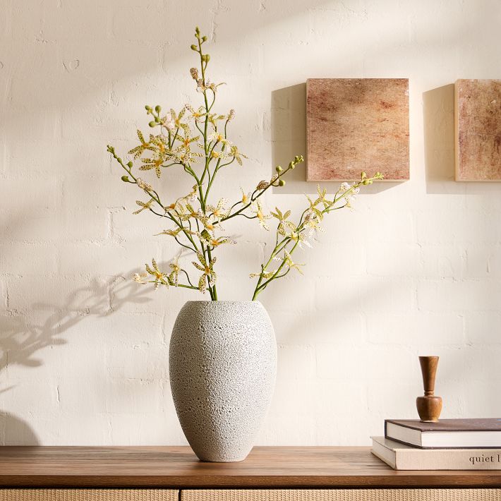 Faux Dancing Orchid Stem Decor | West Elm
