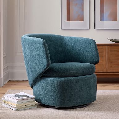 Crescent Swivel Chair