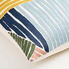 Crewel Curving Lines Pillow Cover