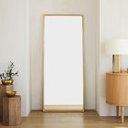 Grace Textured Metal Floor Mirror