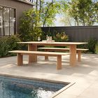 Anton Outdoor Teak Dining Table (72"&ndash;96")