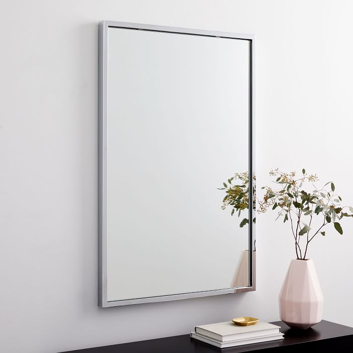 Metal Frame Rectangular Wall Mirror | West Elm