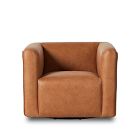 Shaw Leather Swivel Chair