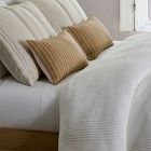 Silk Woven Geo Pillow Cover