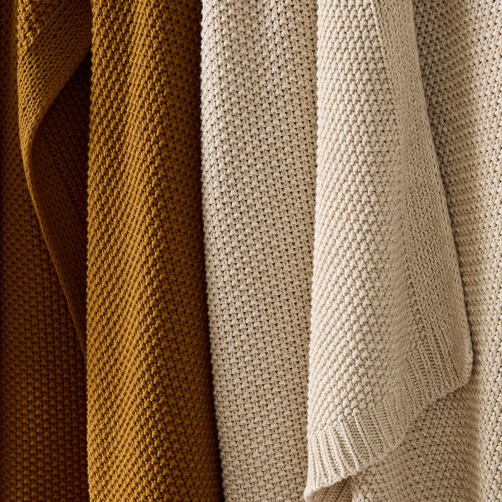 Cotton Knit Throws - Cozy & Elegant Home Accents | West Elm