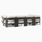 Caldera Aluminum Outdoor 6-Piece U-Shaped Sectional (126")