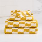 Wavy Blocks Towels