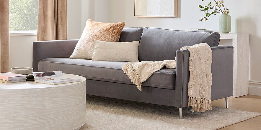 一人掛けソファ (シルバー/銀色系)のフリマアイテム一覧 West elm 
