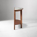 Nary Marble Demi Lune Console Table (48")