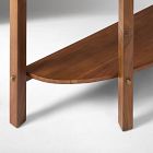 Nary Marble Demi Lune Console Table (48")