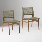 Vireon Teak Outdoor Dining Chairs (Set of 2)