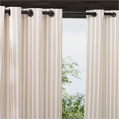 Sunbrella® Shore Grommet Performance Curtain