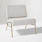 Wire Frame Slipper Chair