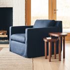 Marin Skirted Slipcover Chair