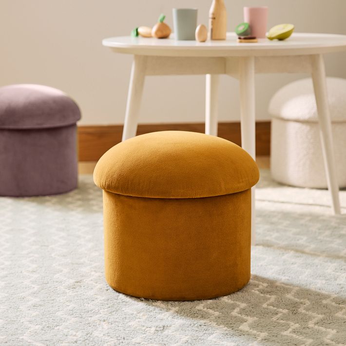Elora Storage Mushroom Play Pouf | West Elm