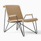 Open Box: Sorrento Outdoor Lounge Chair - Green and Tan