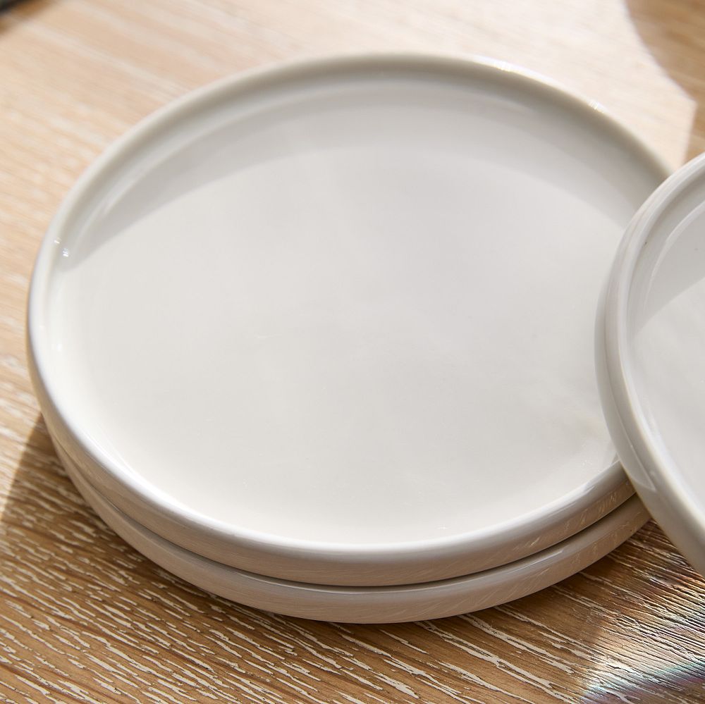 Straight-Sided Coasters - White, Set of 8