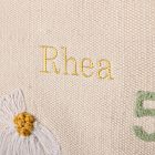Daisy Woven Height Chart Wall Hanging