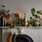 Hammered Glass Tree Objects - Gold