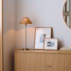 Beatrix Table Lamp (24") - Wicker Shade