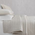 European Flax Linen Linework Quilt &amp; Shams