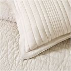 European Flax Linen Linework Quilt &amp; Shams