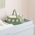 Handcrafted Felt Daisy Diaper Caddy
