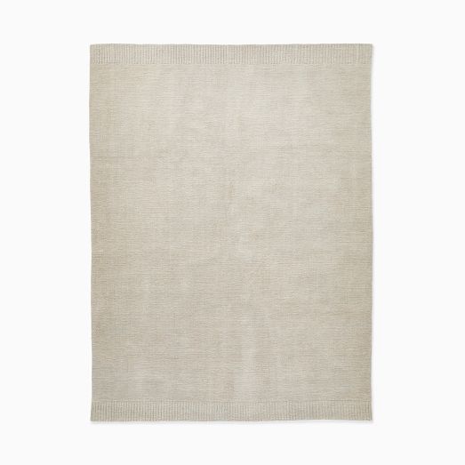 Ojai Rug - Handwoven 100% Wool Solid Color | West Elm