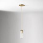 Weston Fluted Glass Pendant (5")