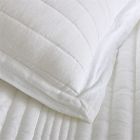 European Flax Linen Linework Quilt &amp; Shams