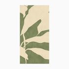 Green &amp; White Flower Wall Art