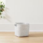 Metallic Woven Storage Basket