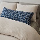 Silk Squares Lumbar Pillow Cover