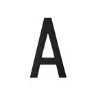 Stand Off Modern House Letters