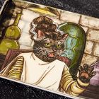 Dapper Animal Halloween Trinket Tray