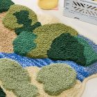 National Geographic Topographical Bath Mat
