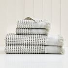Two-Tone Waffle Towels 