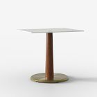 Claire Restaurant Rectangle Dining Table - Porcelain