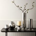 Polished Metal Vases