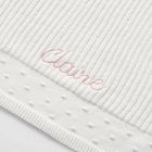 Dot Border Baby Blanket