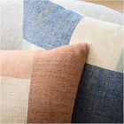 Tonal Silk Patchwork Pillow Cover